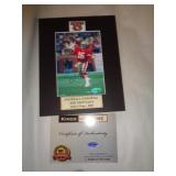 8X10 PHOTO W CERT - MONTANA