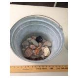 BUCKET OF ROCKS