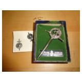 SCOTLAND BROACH & EARRINGS