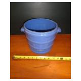 BLUE CROCKWARE MARKED 845 ON BOTTOM