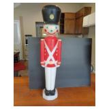 VINTAGE BLOW MOLD TOY SOLDIER 31' T / NO LIGHT