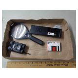 MIXED LOT - BINOCULARS / MAGNIFIER / VAPING KIT