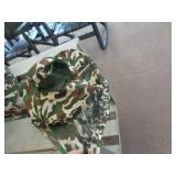 CAMO SAFARI HAT WITH SUN SHADE