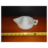 SUNKIST MILK GLASS JUICER