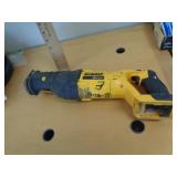 DEWALT 20V SAWSALL NO BATTERY OR CHARGER