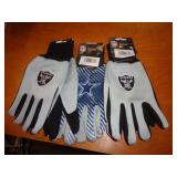 3 PAIR NFL GLOVES