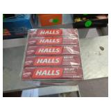 20 PACK OF HALLS CHERRY COUGH DROPS / EXP 5/22