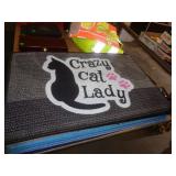 26X17 DOOR MAT - CAT LADY