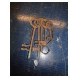 SET OF BIG SKELETON KEYS
