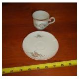DANBURY MINT CUP & SAUCER / COUNTRY ROSE