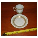 DANBURY MINT CUP & SAUCER / KAISER WEST GERMANY