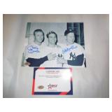 8X10 PHOTO W CERT - MANTLE & FORD