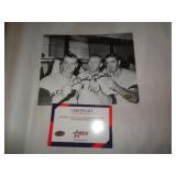 8X10 PHOTO W CERT - MANTLE