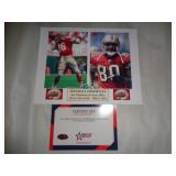 8X10 PHOTO W CERT - MONTANA & RICE