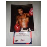 8X10 PHOTO W CERT - ALI