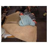 LOT OF RUGS & THROWS LOT OF RUGS & THROWS