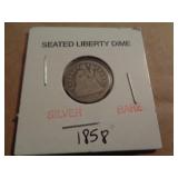 1858 SEATED LIBERTY DIME 1858 SEATED LIBERTY DIME