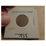 1858 FLYING EAGLE CENT 1858 FLYING EAGLE CENT