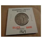 1929 STANDING LIBERTY QUARTER 1929 STANDING LIBERTY QUARTER