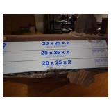 PACK OF 3 - 20X25X2 FURNACE FILTERS PACK OF 3 - 20X25X2 FURNACE FILTERS