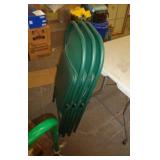 3 - PADDED METAL FOLDING CHAIRS 3 - PADDED METAL FOLDING CHAIRS