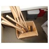 LOT OF WOOD PIECES LOT OF WOOD PIECES