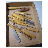 LOT OF SWISS WOOD CARVING TOOLS LOT OF SWISS WOOD CARVING TOOLS
