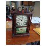 SETH THOMAS PILLAR & SCROLL 8 DAY CLOCK SETH THOMAS PILLAR & SCROLL 8 DAY CLOCK