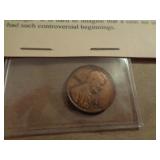 1909 VDB LINCOLN WHEAT CENT 1909 VDB LINCOLN WHEAT CENT