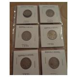 6 - BUFFALO NICKELS 6 - BUFFALO NICKELS