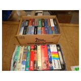 2 BOXES OF VHS TAPES 2 BOXES OF VHS TAPES
