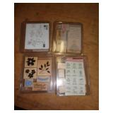 4 PACKS OF SCRAPBOOK INK STAMPS 4 PACKS OF SCRAPBOOK INK STAMPS
