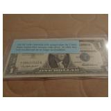 1957 BLUE SEAL $1 SILVER CERTIFICATE 1957 BLUE SEAL $1 SILVER CERTIFICATE