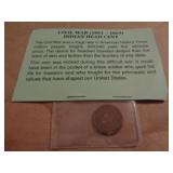 CIVIL WAR ERA INDIAN CENT CIVIL WAR ERA INDIAN CENT
