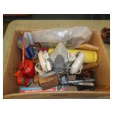 LOT OF MISC & TOOLS / SHELF LOT OF MISC & TOOLS / SHELF
