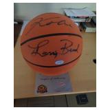 BASKETBALL W CERT - KOBE & LARRY BIRD BASKETBALL W CERT - KOBE & LARRY BIRD