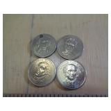 4 - PRESIDENTIAL $1 COINS 4 - PRESIDENTIAL $1 COINS