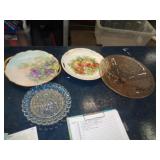 VINTAGE PLATES & COMPOTE & UNMATCHED LIDS/ UT VINTAGE PLATES & COMPOTE & UNMATCHED LIDS/ UT