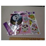 LOT OF SKULL STICKERS LOT OF SKULL STICKERS