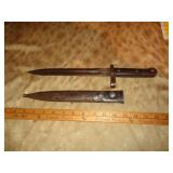 WWII M38 MAUSER BAYONET W SCABBARD WWII M38 MAUSER BAYONET W SCABBARD