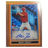 MIKE TROUT CARD / SEE DESCR. MIKE TROUT CARD / SEE DESCR.