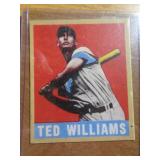TED WILLIAMS CARD / SEE DESCR. TED WILLIAMS CARD / SEE DESCR.