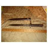 WWII M38 MAUSER BAYONET W SCABBARD WWII M38 MAUSER BAYONET W SCABBARD