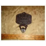 CAST IRON BOTTLE OPENER / FREE BEER TOMORROW CAST IRON BOTTLE OPENER / FREE BEER TOMORROW