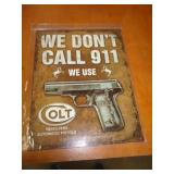 COLT METAL SIGN COLT METAL SIGN