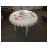 BUDWEISER PLASTIC TABLE BUDWEISER PLASTIC TABLE