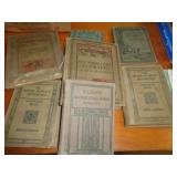 LOT OF 1900'S SCHOOL BOOKS LOT OF 1900'S SCHOOL BOOKS