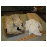 LOT OF LINENS LOT OF LINENS