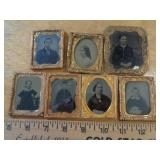 7 - TINTYPES IN DECORATIVE FRAMES 7 - TINTYPES IN DECORATIVE FRAMES