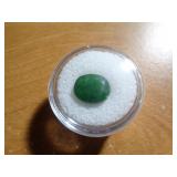 BRAZILIAN EMERALD OVAL CUT GEMSTONE 6.2 CT BRAZILIAN EMERALD OVAL CUT GEMSTONE 6.2 CT